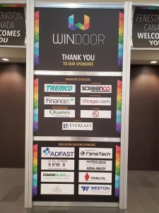 WinDoor Sponsorship Sign